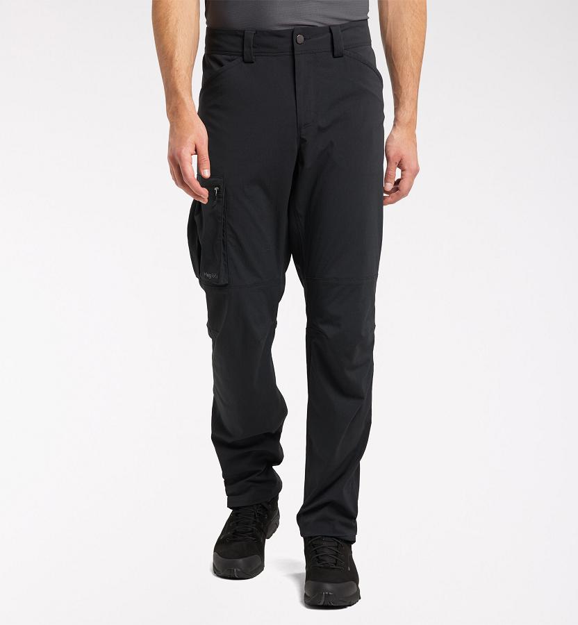 Haglöfs Mens Mid Forest Hiking Pants Black New Zealand 50847YFHK